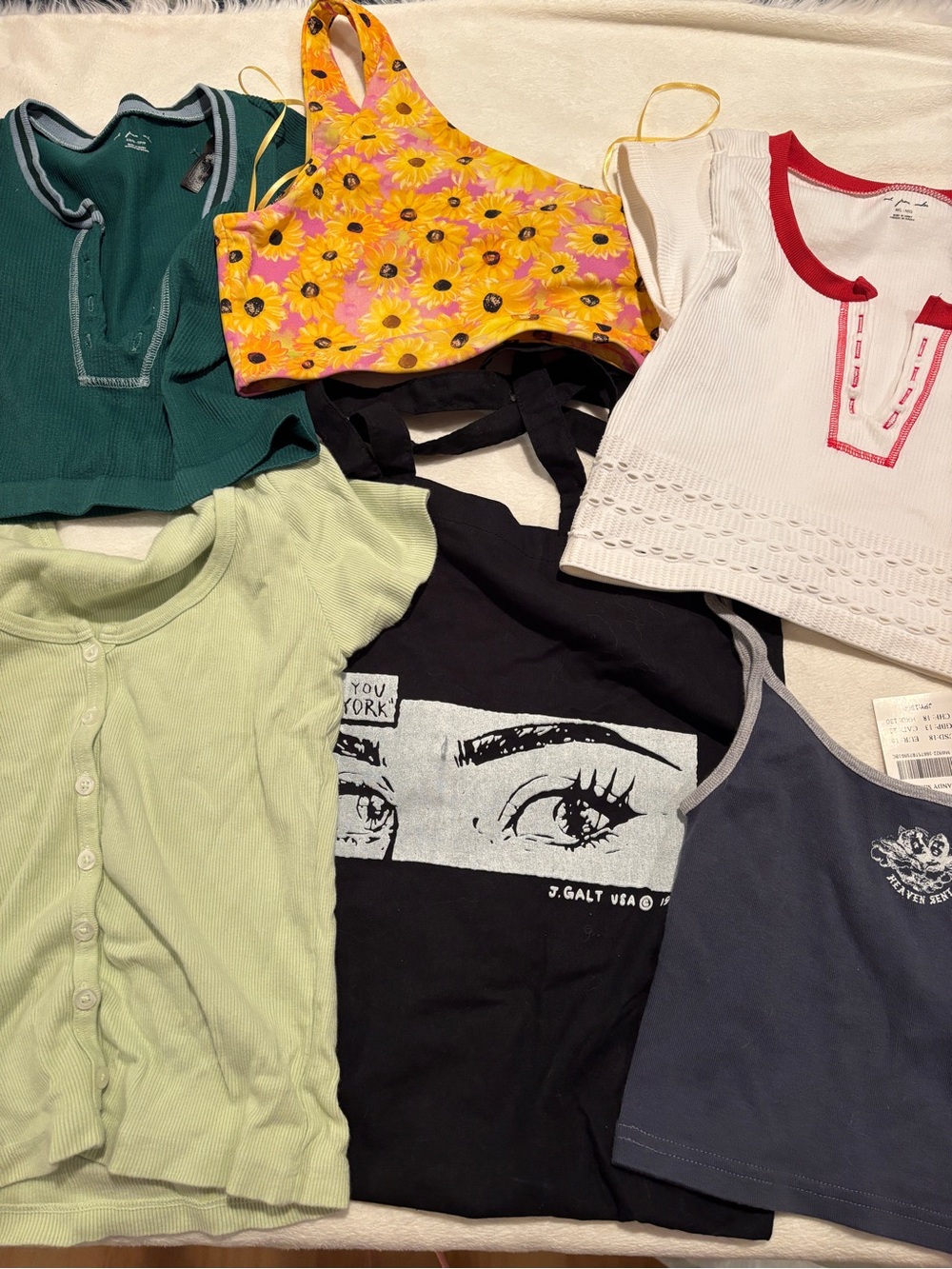 Brandy Melville, Urban Outfitters, Zara, Pacsun Bundle - 10 Tops and 1 Tote